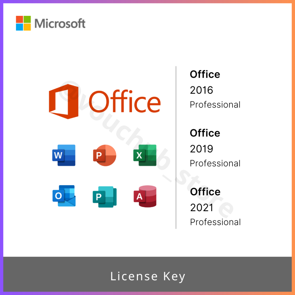 OFFICE Professional Plus 2016 | OFFICE Professional Plus 2019 | OFFICE Professional Plus 2021 Origin