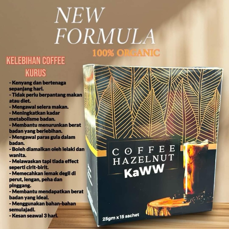 

Coffe Hazelnut KaWW Original Malaysia