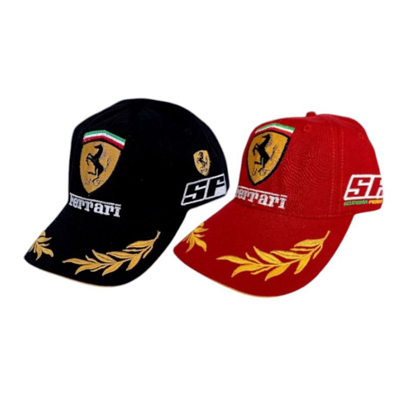 Topi Baseball Racing Ferarri Topi Polos Pria Dewasa Terlaris