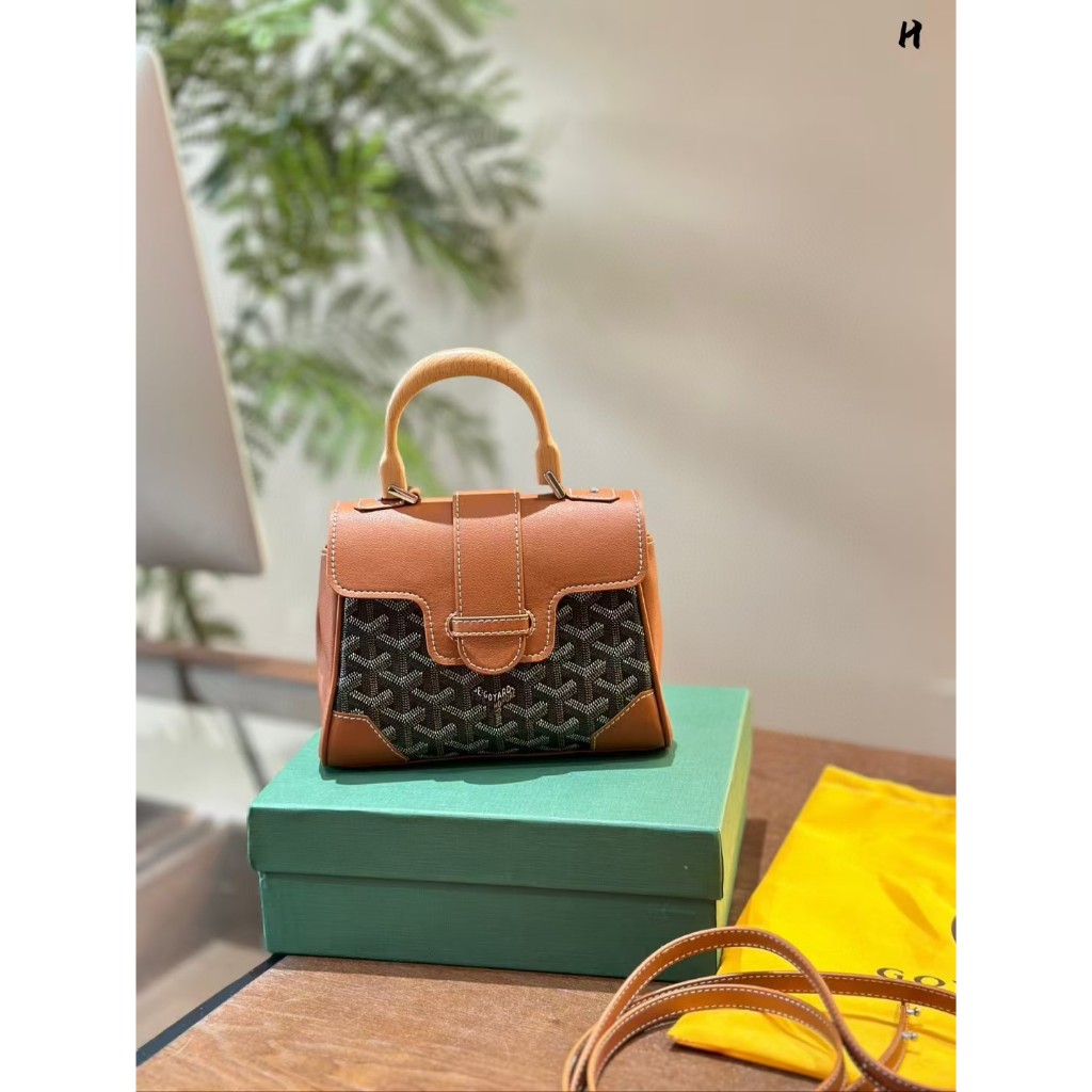 Goyard's new fashion, versatile and elegant Saigon mini handbag, crossbody bag