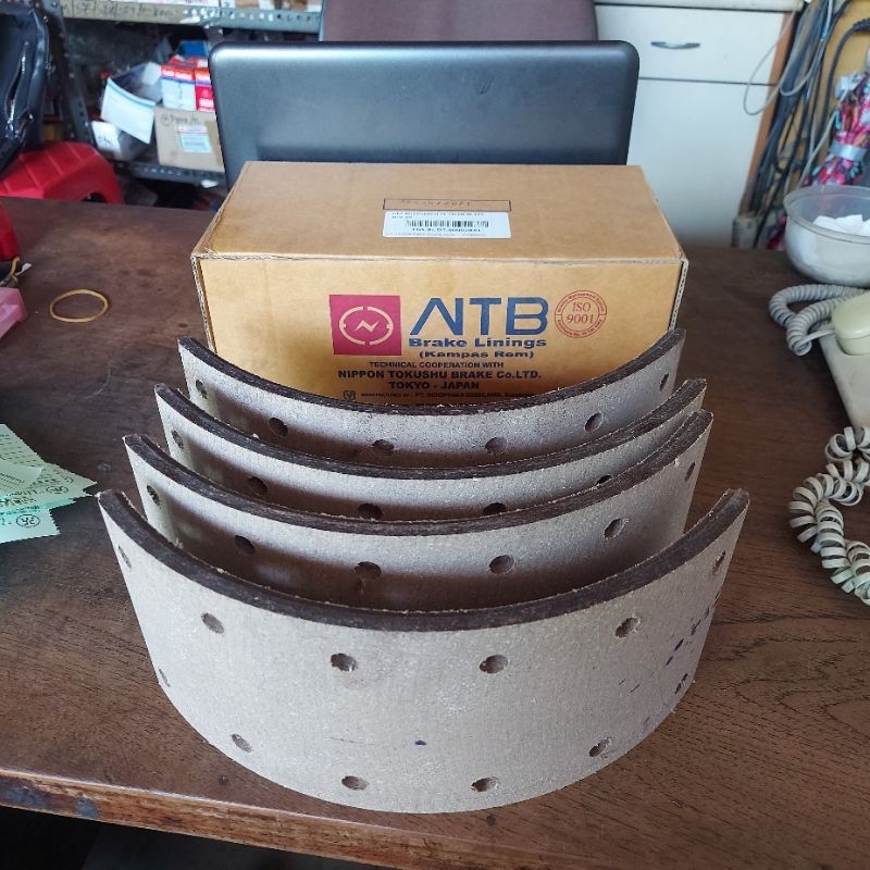 Brake Lining / Kampas Rem PS136 HDX, PS125 HDX (Depan/Belakang) NTB