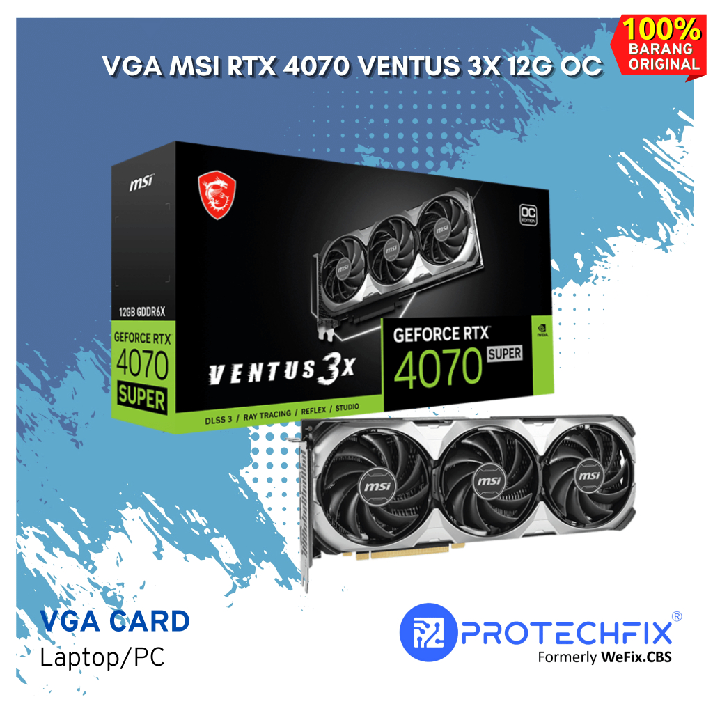 VGA MSI RTX 4070 VENTUS 3X 12G OC