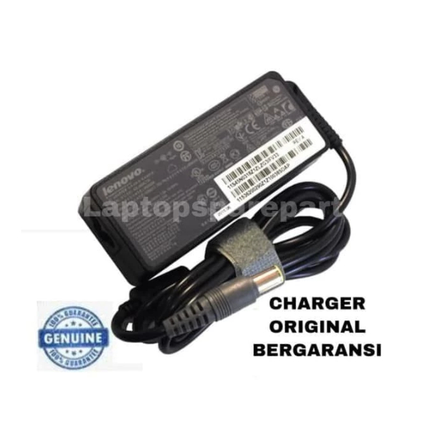 Adaptor Charger Original Lenovo Thinkpad X100E X200 X201 X201i 20V-3.25A Jarum