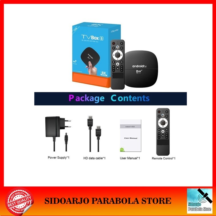 big promo set top box smart tv android digital atv tv98 4k resolution uhd wifi bluetooth remote