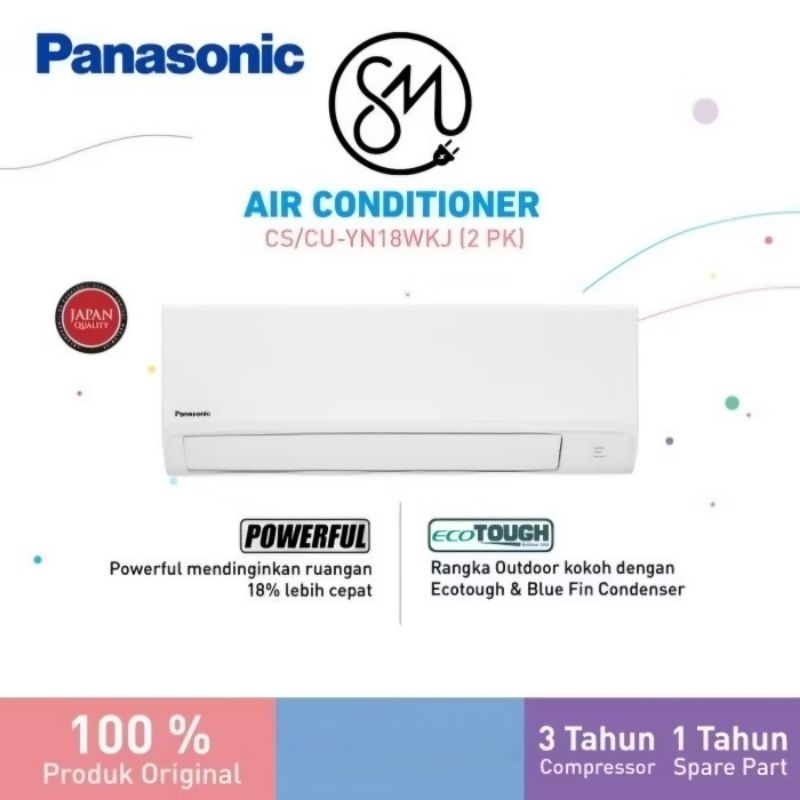 AC Panasonic 2 PK CS-YN18WKJ 18WKJ YN18