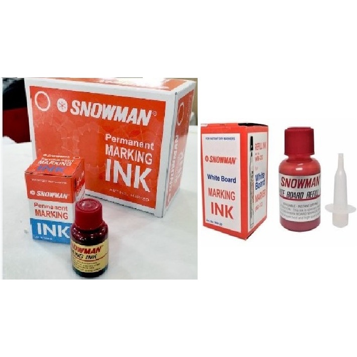 

TINTA SNOWMAN/G-12 /WB /HITAM/MERAH