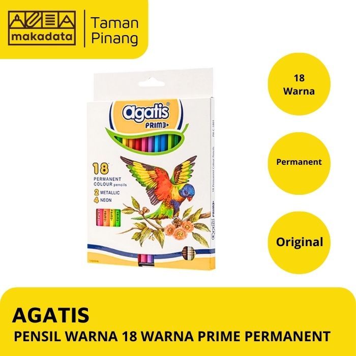 

PENSIL WARNA / COLOUR PENCIL AGATIS PRIME 18 WARNA PANJANG