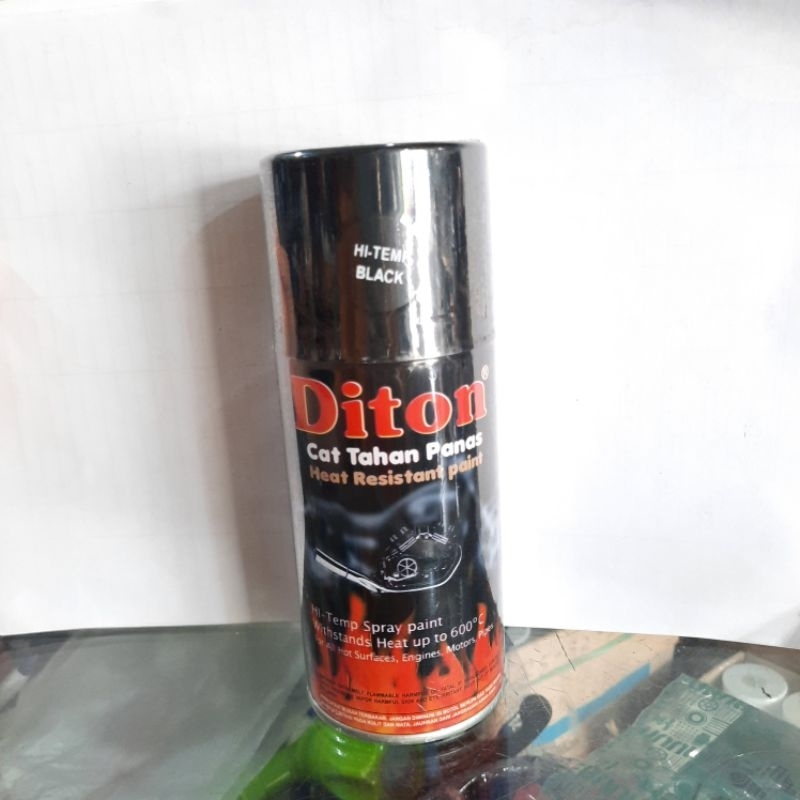 Cat Semprot Anti Panas Diton Hitam, Silver 300cc / Cat Knalpot / Cat Anti Panas