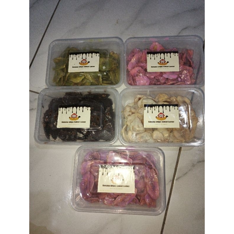 

KERIPIK PISANG COKLAT LUMER 500 ML || 100 GR || FREE TOPING PARUTAN COKLAT // COKLAT, MATCHA, TIRAMISU, STRAWBERRY, ANGGUR, BANANA