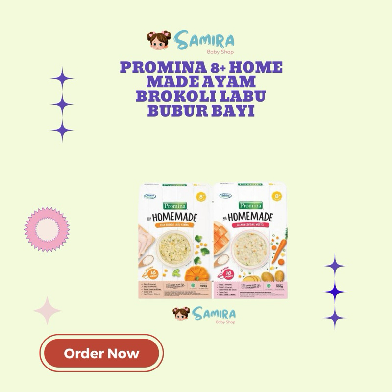 

Promina 6+ Bbr Ayam Brokoli Keju 120gr Bubur Bayi/Makanan Bayi