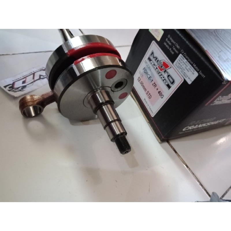MOTO1 Kruk as fizr standart + bandul 40gr/Crankshaft assy moto1 fizr standart