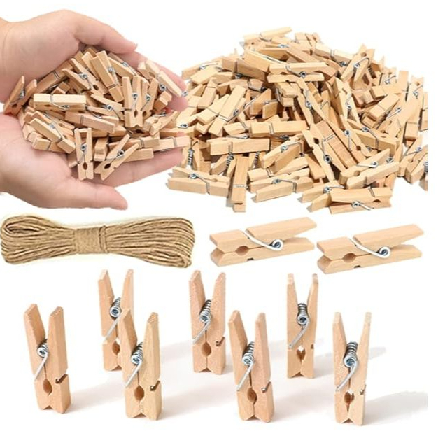 

VTEC UNIQUE CLOTHES PIN 3,5 CM 3550 NTR / WOOD PIN ISI 50 PCS