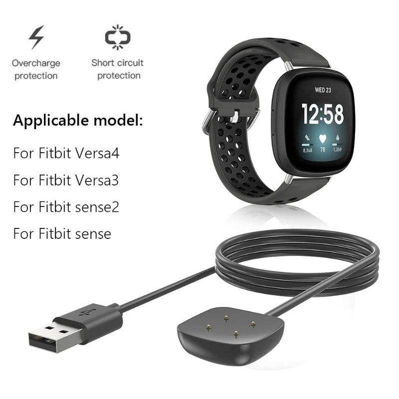 Kabel USB Magnetic Charger For Fitbit Sense / Sense 2 / Versa 3 / Versa 4
