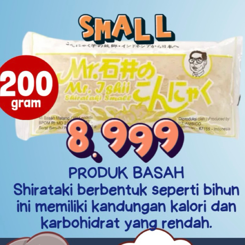 

DISTRIBUTOR MR ISHII Shirataki Small Itto Fettuccine untuk Bihun, Kwetiau, dan Mie