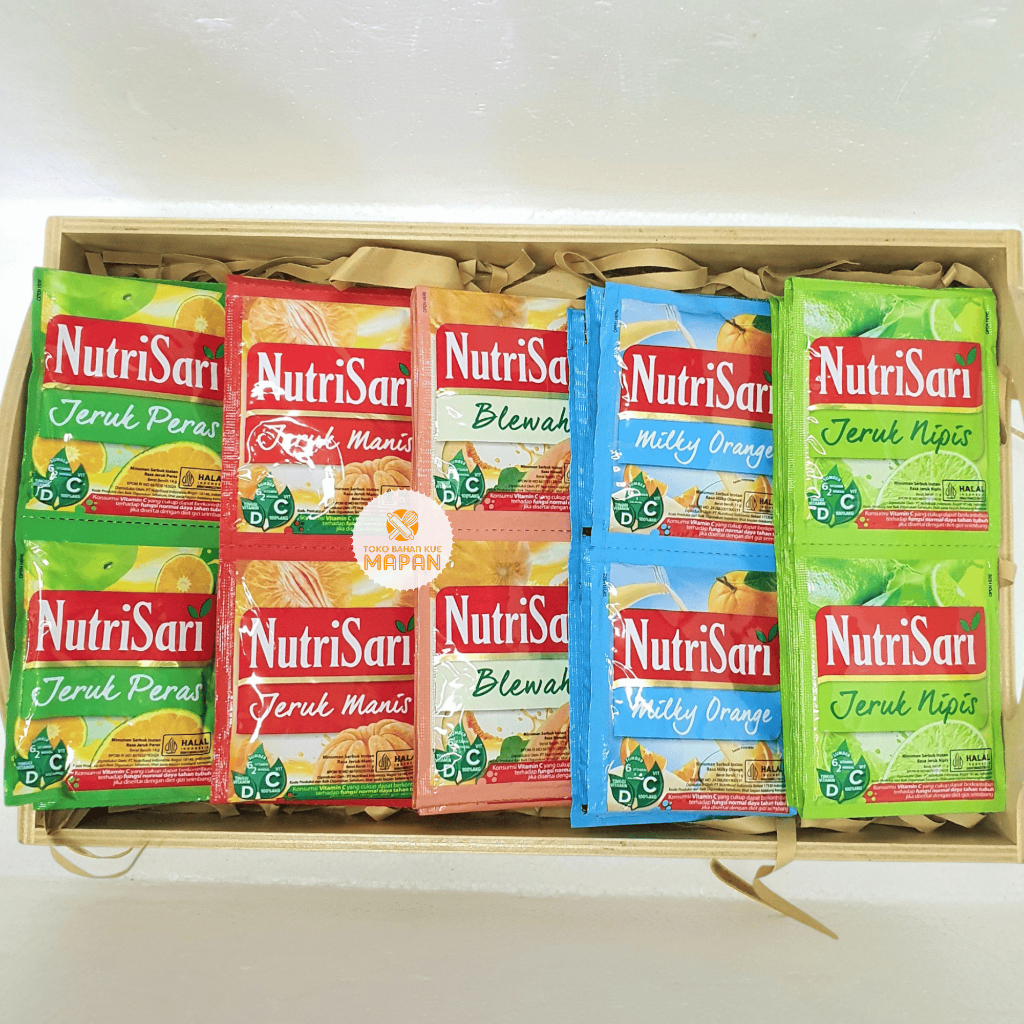 

NUTRISARI ALL VARIANT | NUTRISARI 1 RENTENG 14gr x 10