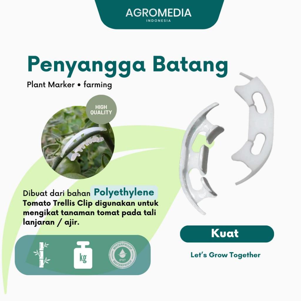 klip penyangga batang tanaman / clip penyangga batang tomat