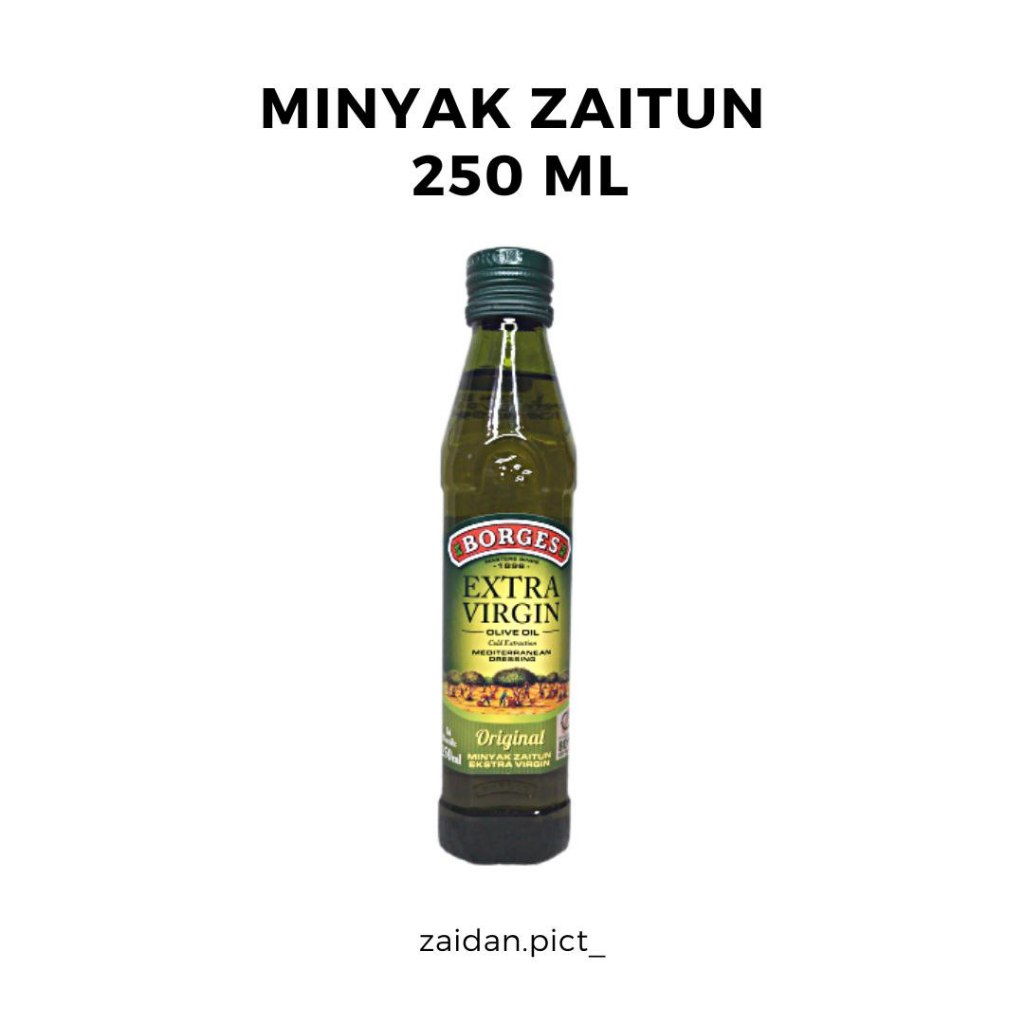 

MINYAK ZAITUN BORGES ORIGINAL 100% - 250 ML