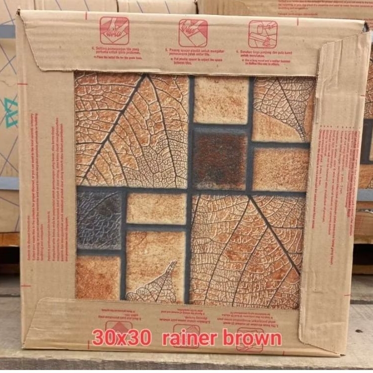 Keramik Lantai 30x30 Rainer Brown