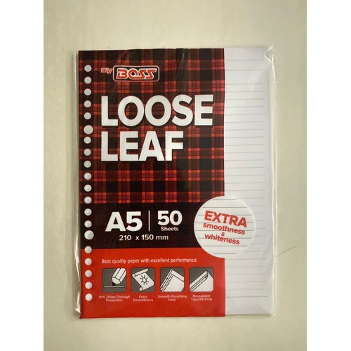 

Loose Leaf Kertas Binder File A5 50 Lembar Bergaris - Paperline / Big Boss MURAH!