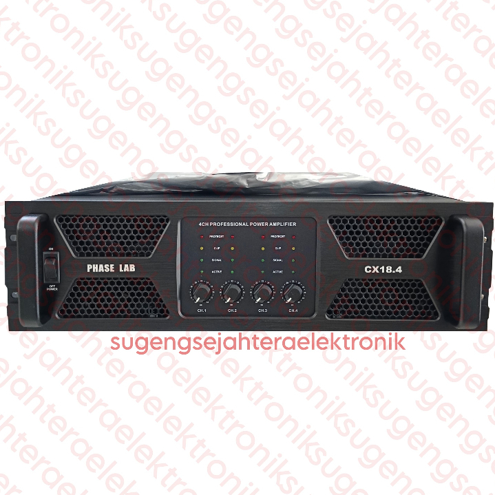 Power Amplifier Phase Lab CX 18.4 Class H - 4 Channel Original