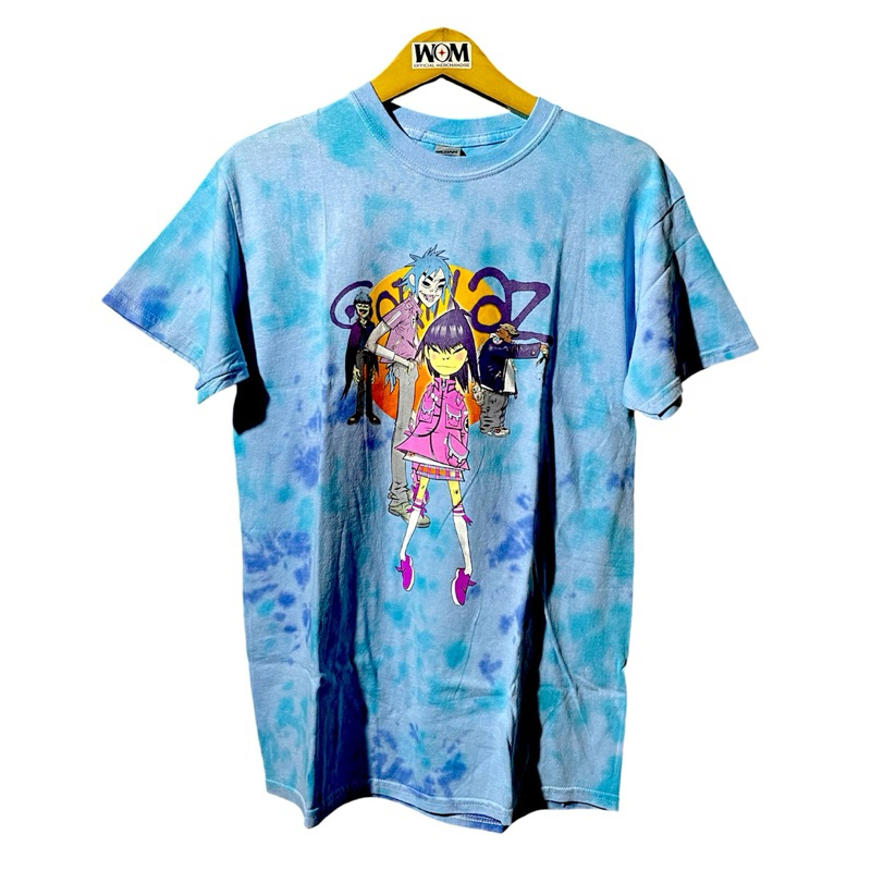 Kaos Band Gorillaz _ Circle Tie Dye