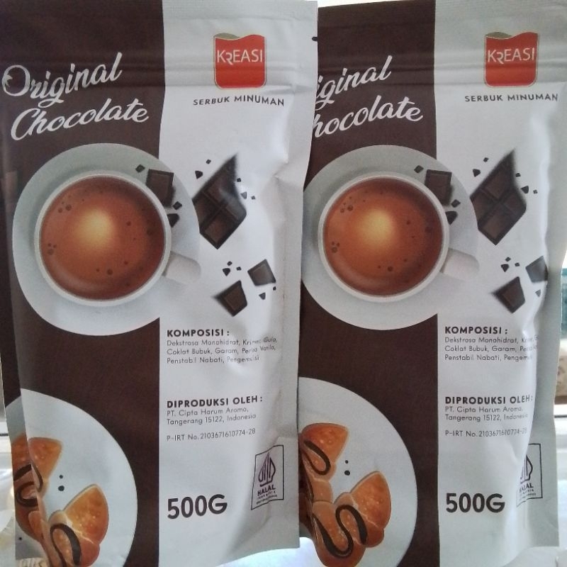 

Kreasi Serbuk Minuman Rasa Original Chocolate 500gr