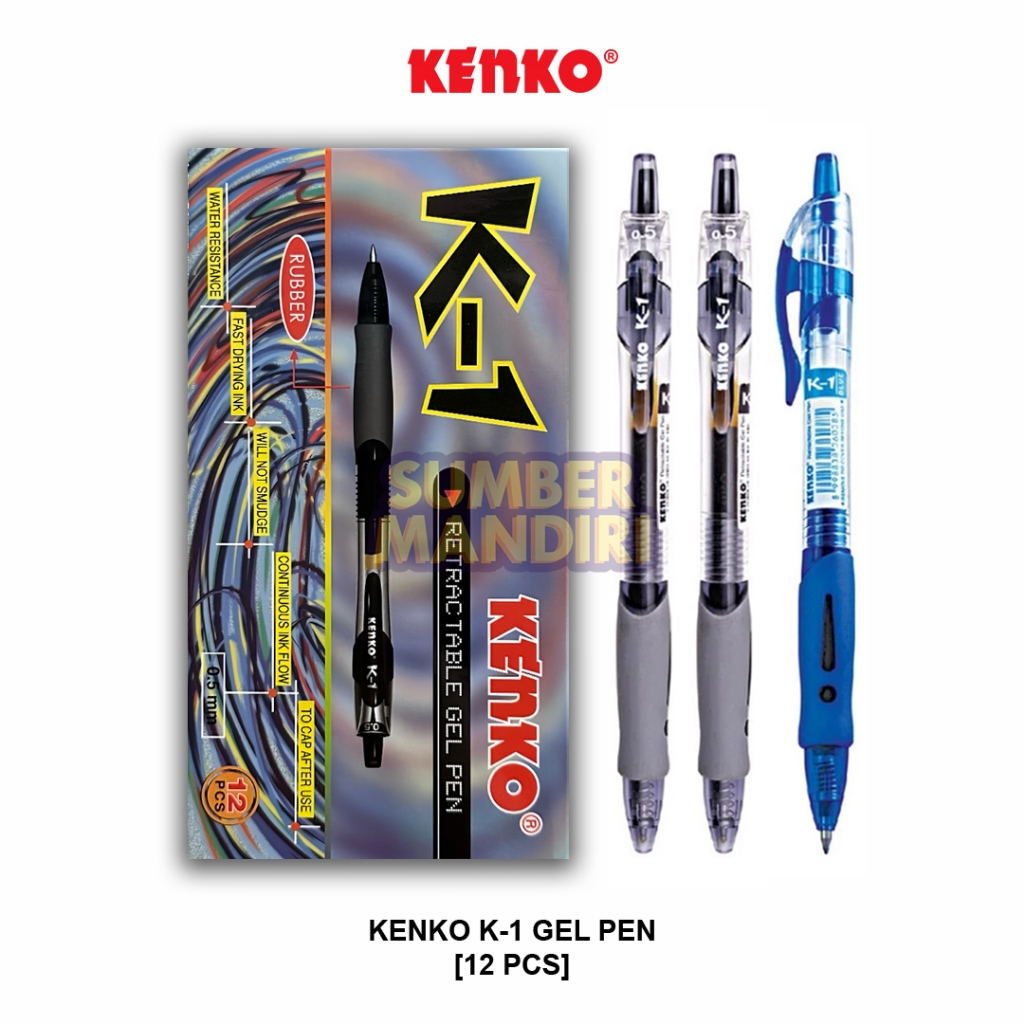 

Gel Pen Pulpen Pena KENKO K-1 [12 PCS]