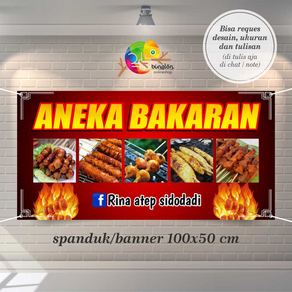 Cetak Spanduk Banner Aneka Bakaran