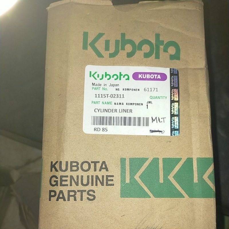CYLINDER LINER KUBOTA RD 85. BURENG KUBOTA RD 85. LINER RD85