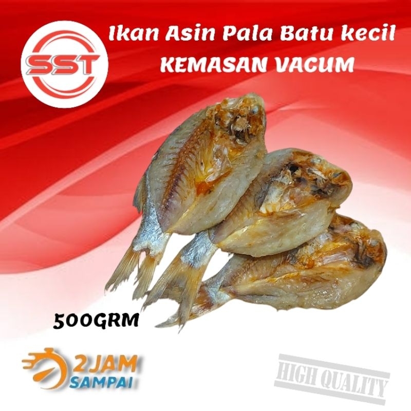 

ikan asin pala batu kecil asin pala batu belah kecil super 500grm