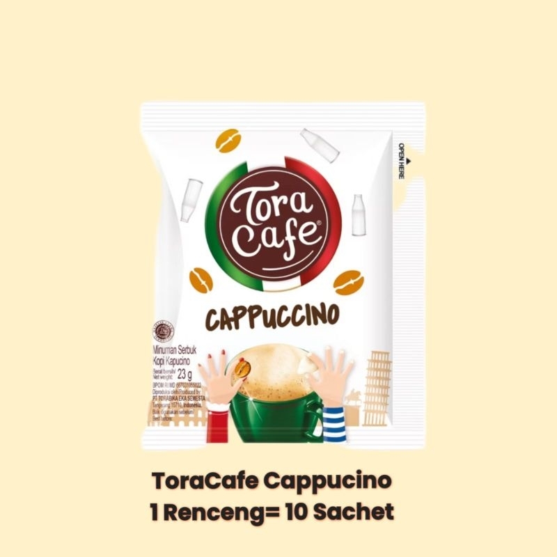 

Kopi Torabika ToraCafe CAPPUCCINO Coffee 1 Renceng 10 Sachet