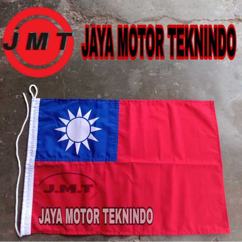 BENDERA TAIWAN REPUBLIK TIONGKOK FLAG TIMBAL BALIK / BENDERA KAPAL TAIWAN REPUBLIK TIONGKOK