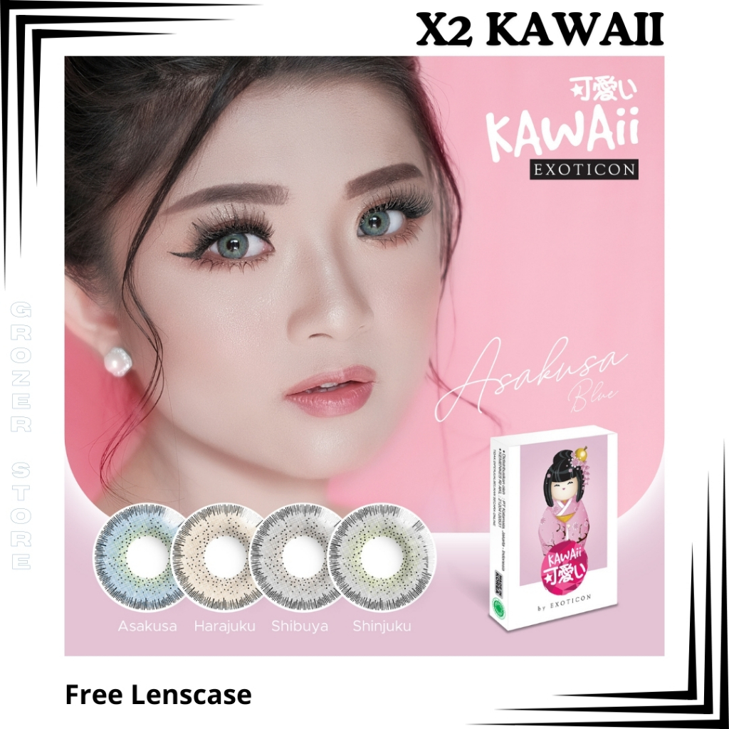 SOFTLENS KAWAII DIA. 14.50mm  BY EXOTICON - MINUS -3.50 SD -6.00