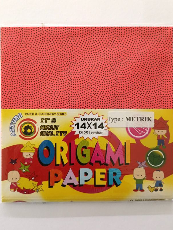 

ASTURO Kertas Origami Motif Metrik 14X14