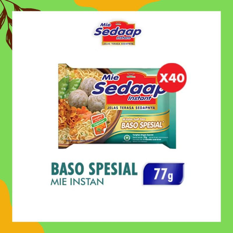 

MIE SEDAAP INSTAN BAKSO SPESIAL 77g