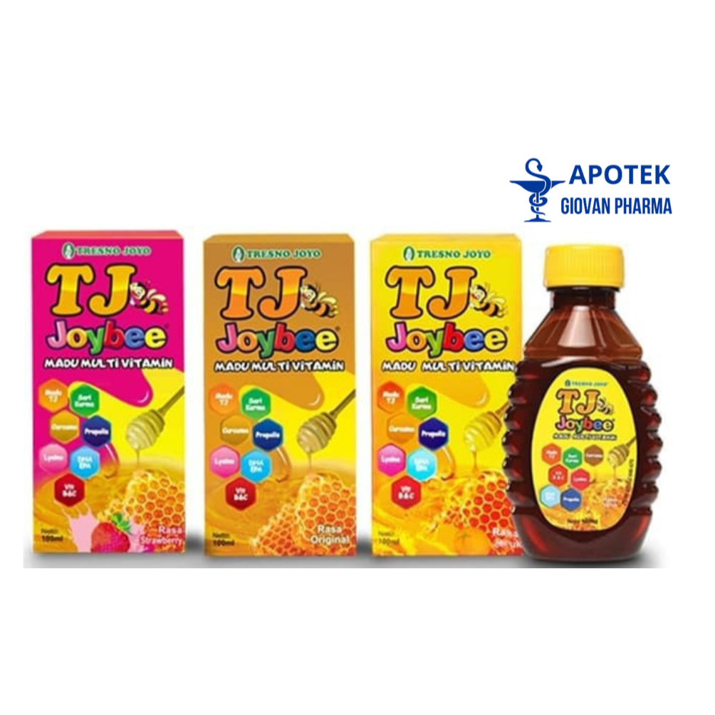 

MADU TJ JOYBEE MADU MULTIVITAMIN RASA STRAWBERRY & RASA JERUK 100ML