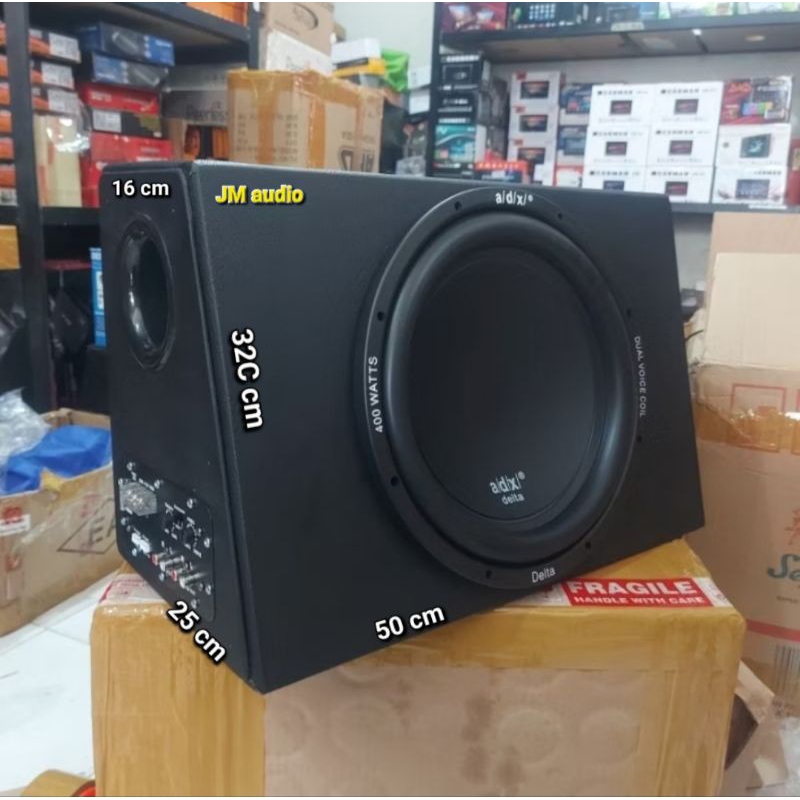 Speaker BASS BOX 12inch(ACTIVE) Khusus (FUTURA / TS 120 SS)Subwoofer ADX delta Max 450Watt