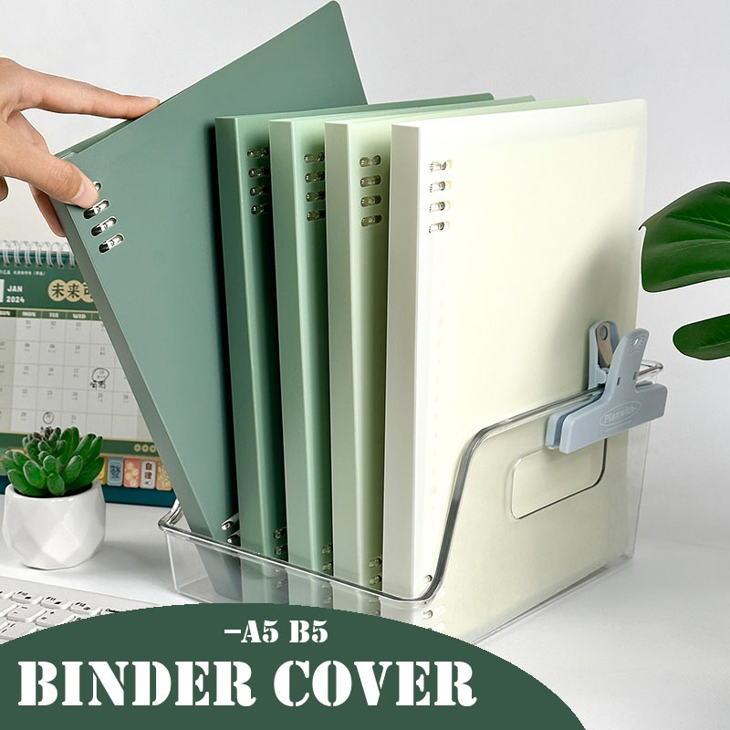 Buku Binder B5 A5 Buku Loose Leaf Notebook Aesthetic Binder Kuliah Buku Tulis Sekolah Lucu