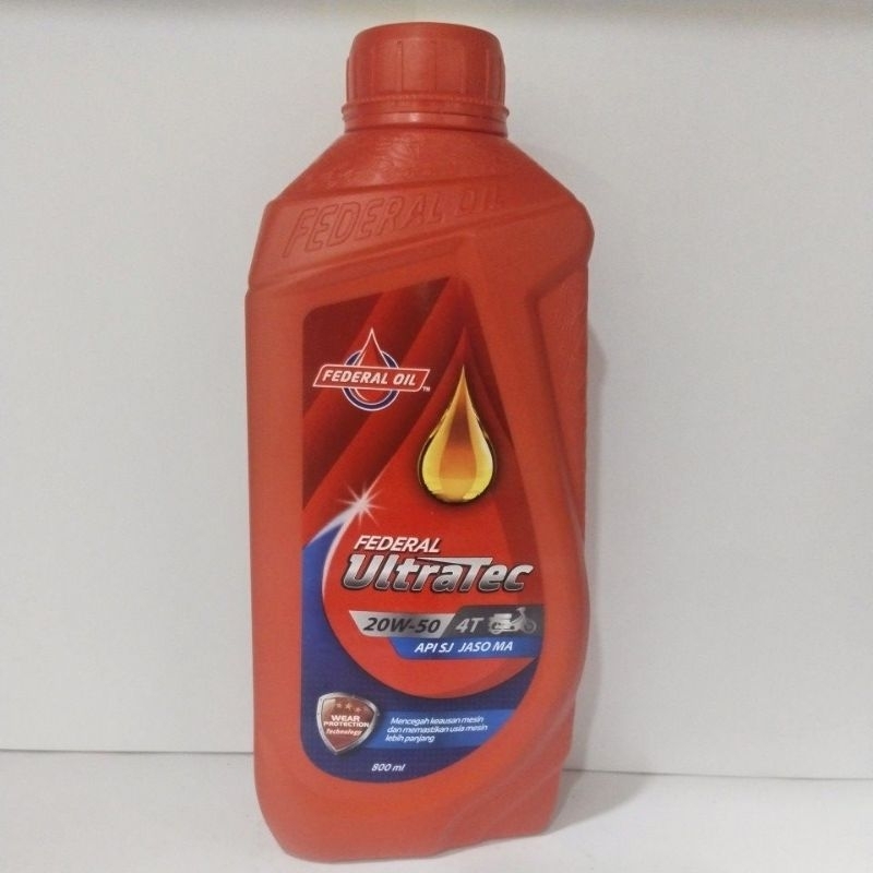 OLI FEDERAL ULTRATEC 0.8L Oli motor Oli Pelumas Federal Ultratec 0.8 OLI Mesin ultratec 0.8