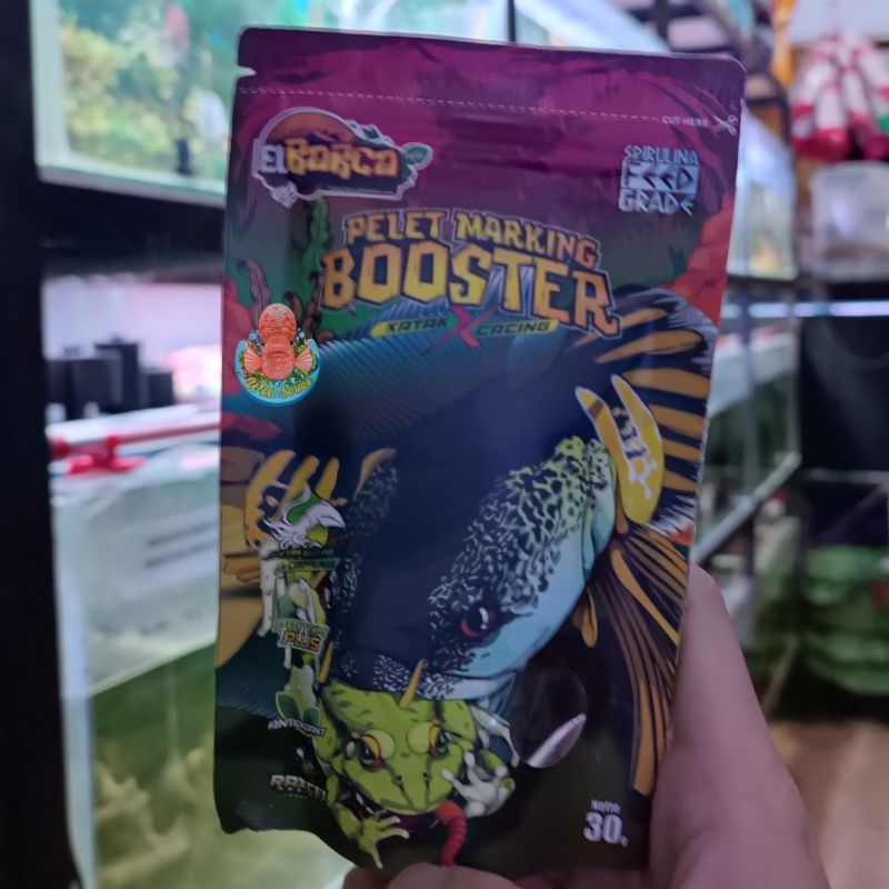 PELET MARKING BOOSTER BARCA Racikan Katak dan Cacing Untuk Ikan Channa Chana Progress Kontes Gabus H