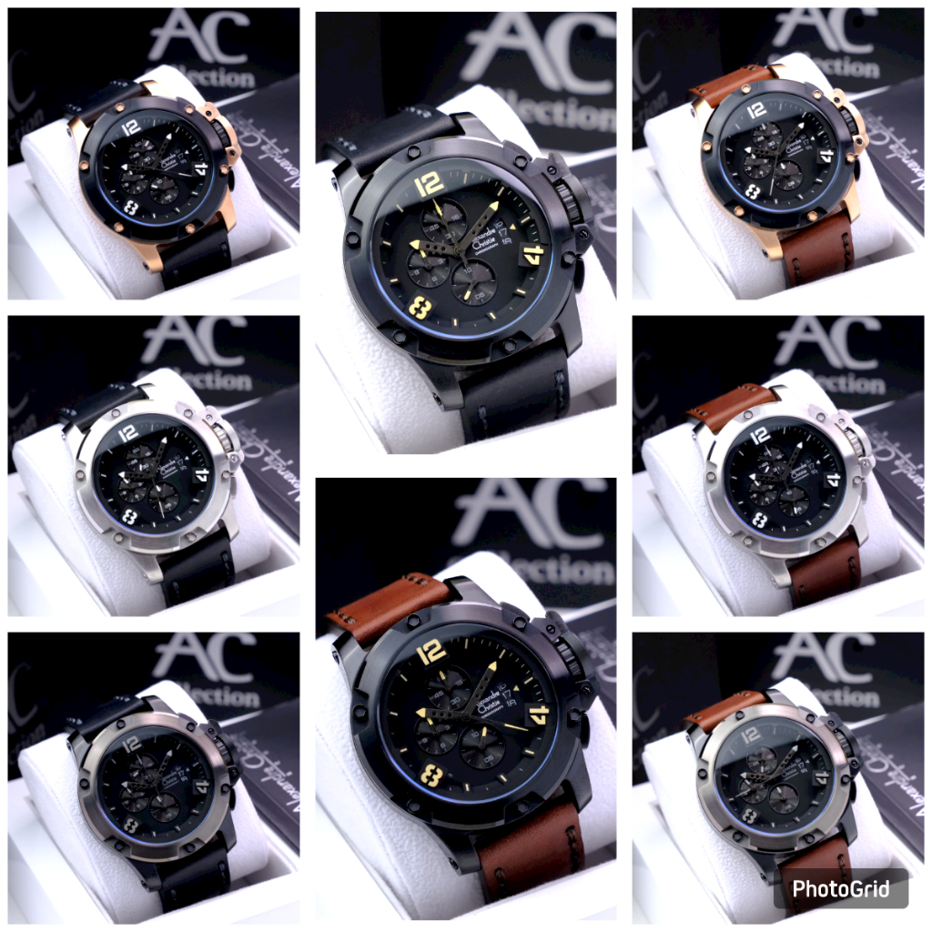 Jam Tangan Pria AC Alexander Christie 6295 Original - Tali Kulit - Garansi Resmi 1 Tahun