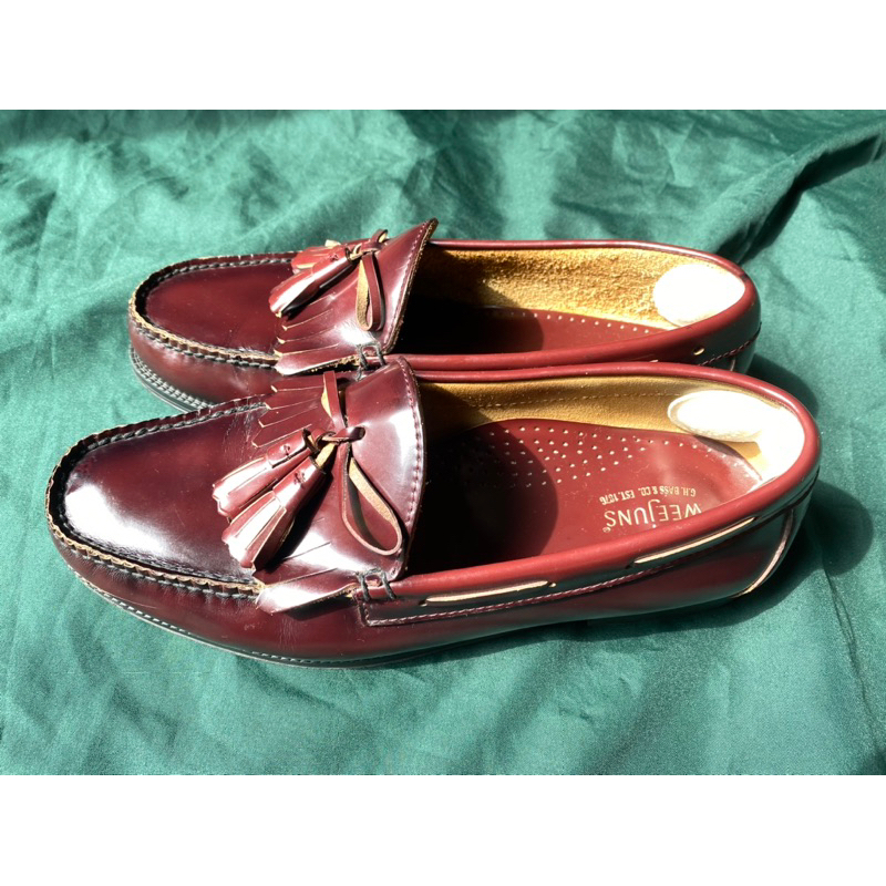 G.H.BASS WEEJUNS layton moc kiltie loafers