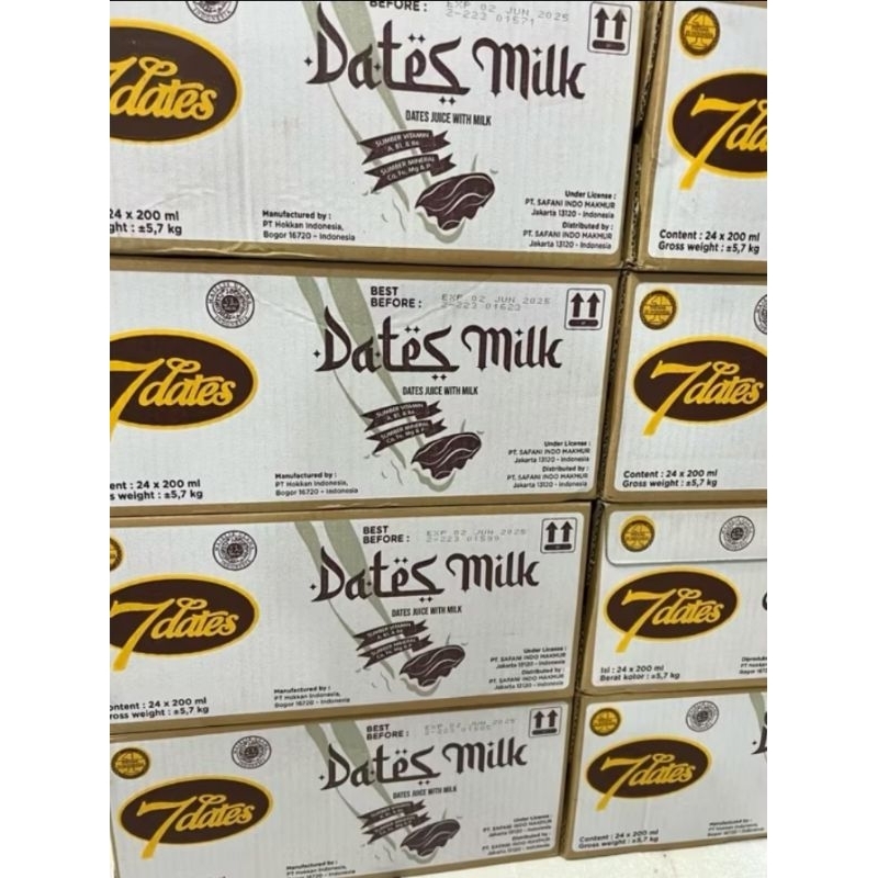 

7 Dates Susu Kurma 1 dus isi 24 Botol