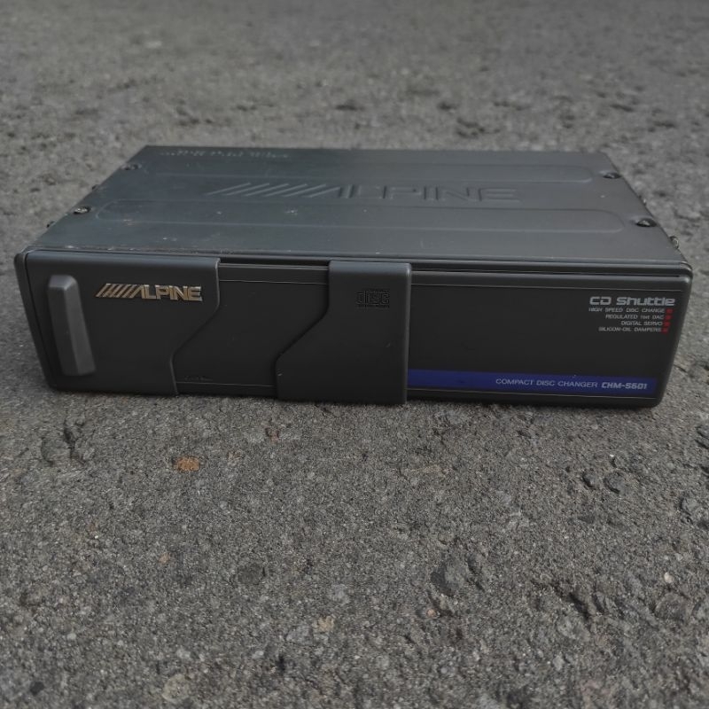 ALPINE DISC CD VCD SHUTTLE CHANGER VINTAGE RETRO CLASSIC SINGLE DOUBLE DIN AUDIO PARTS BMW BIMMER BR