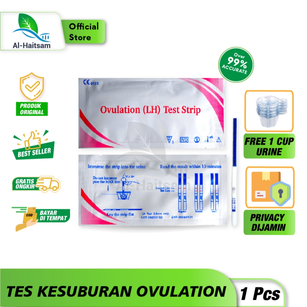 Alat Tes Kesuburan Wanita Ovulation LH Test Tespeck Kesuburan Wanita Masa Subur