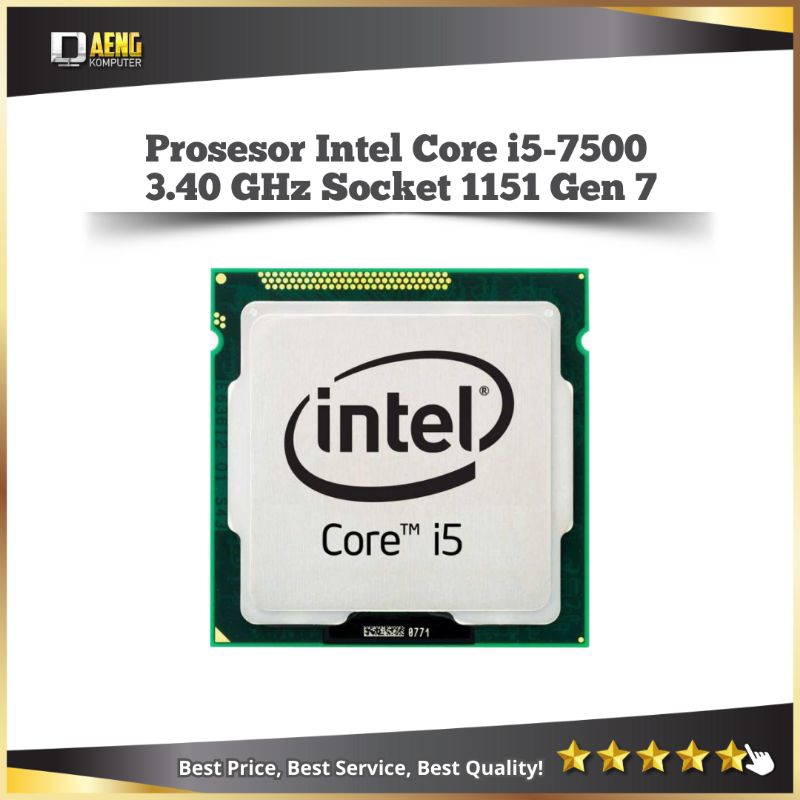 Procie Prosesor Intel Core i5 7500 3.40 GHz Socket 1151 gen 7