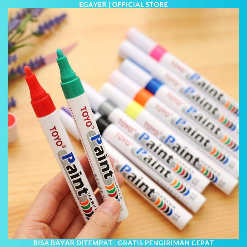 

TOYO Spidol ban paint marker mobil motor /Permanent Marker Tahan Goresan