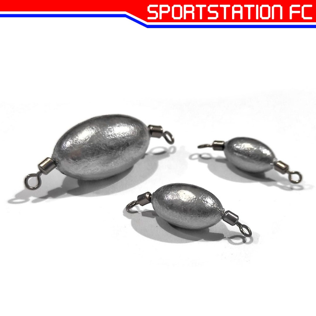 Rolling Sinker Pemberat Umpan Pancing Carolina Rig Softlure Ajing Rayap Paddle Curly Tail Kalen