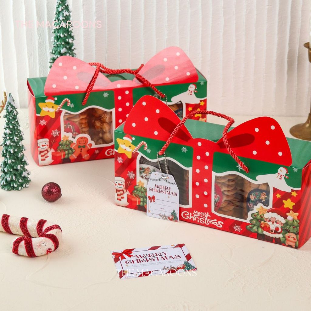 

RB Hampers Natal isi 3 Jar Kue Kering - Christmas Parcel Souvenir Cookies Chocolate