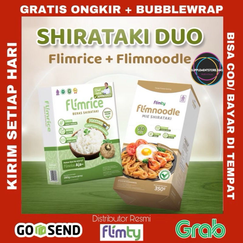

BUNDLE SHIRATAKI DUO- 1 BOX FLIMRICE + 1 BOX FLIMNOODLE by Flimty